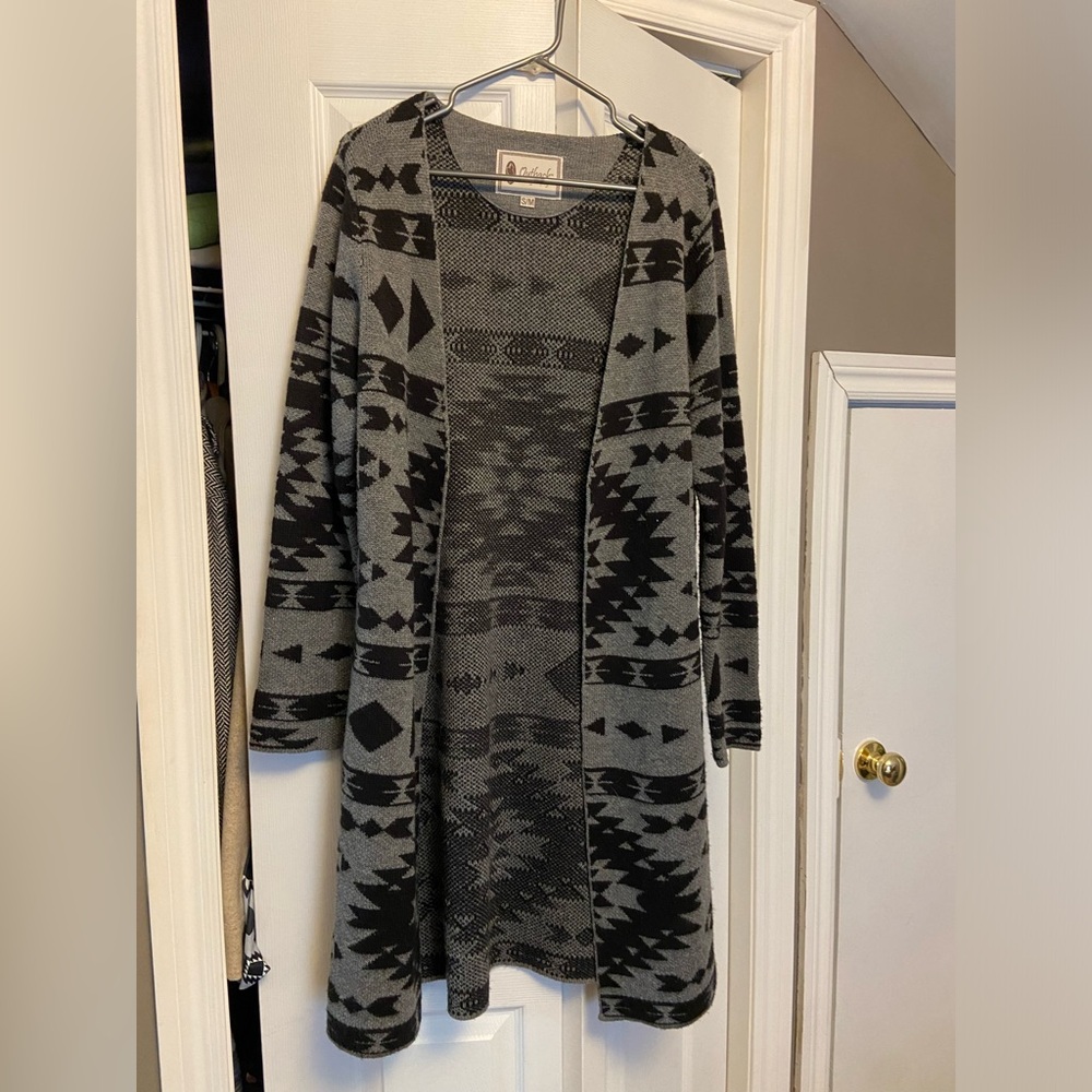 Outback Aztec long cardigan
